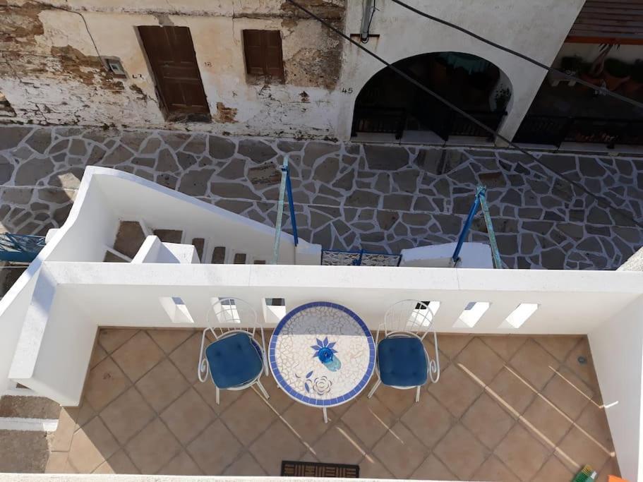 Blue House Villa Koronos Buitenkant foto